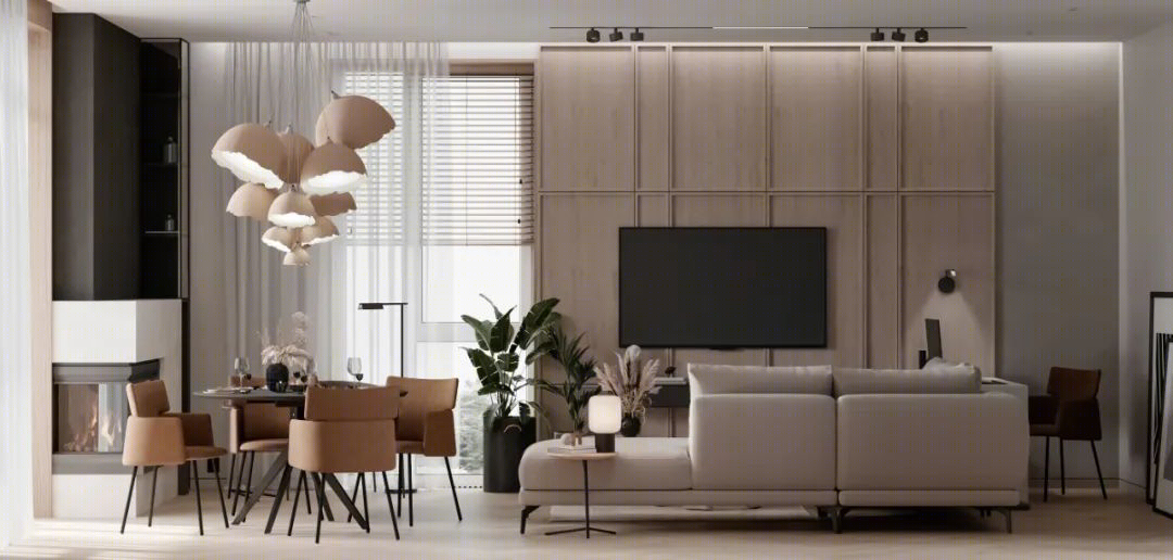 75㎡极简原木居丨Tomkin Design-14