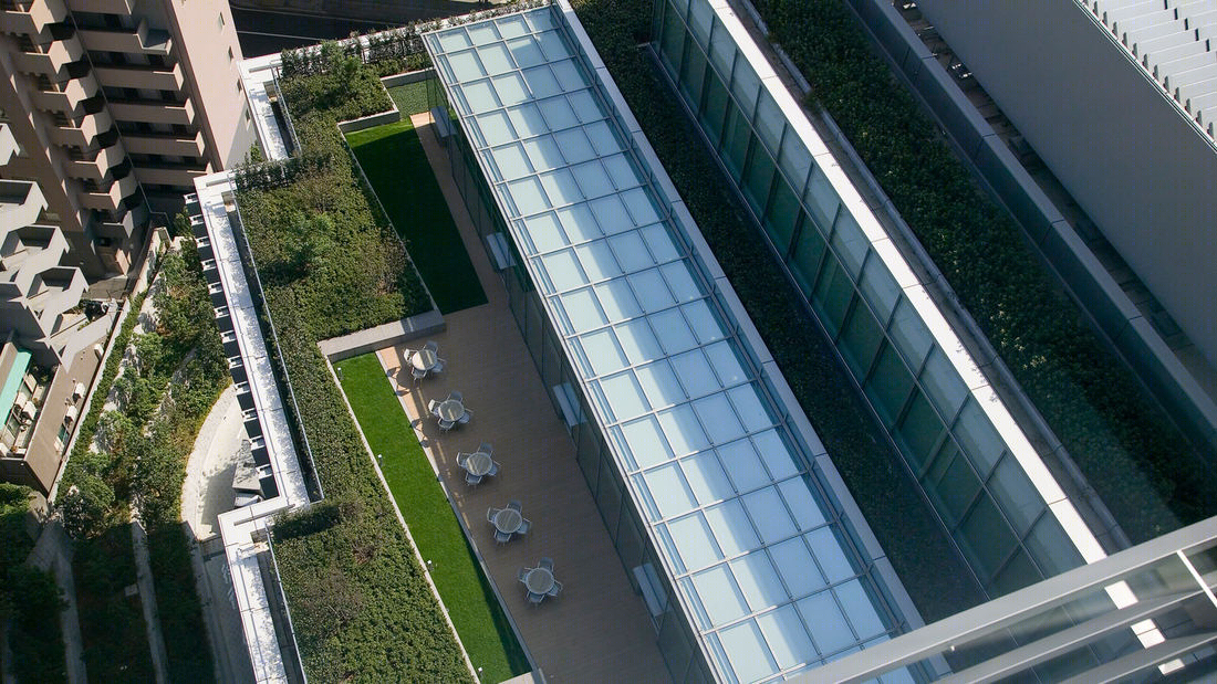 东京绿色办公大厦,SWA Group 打造城市绿洲-12