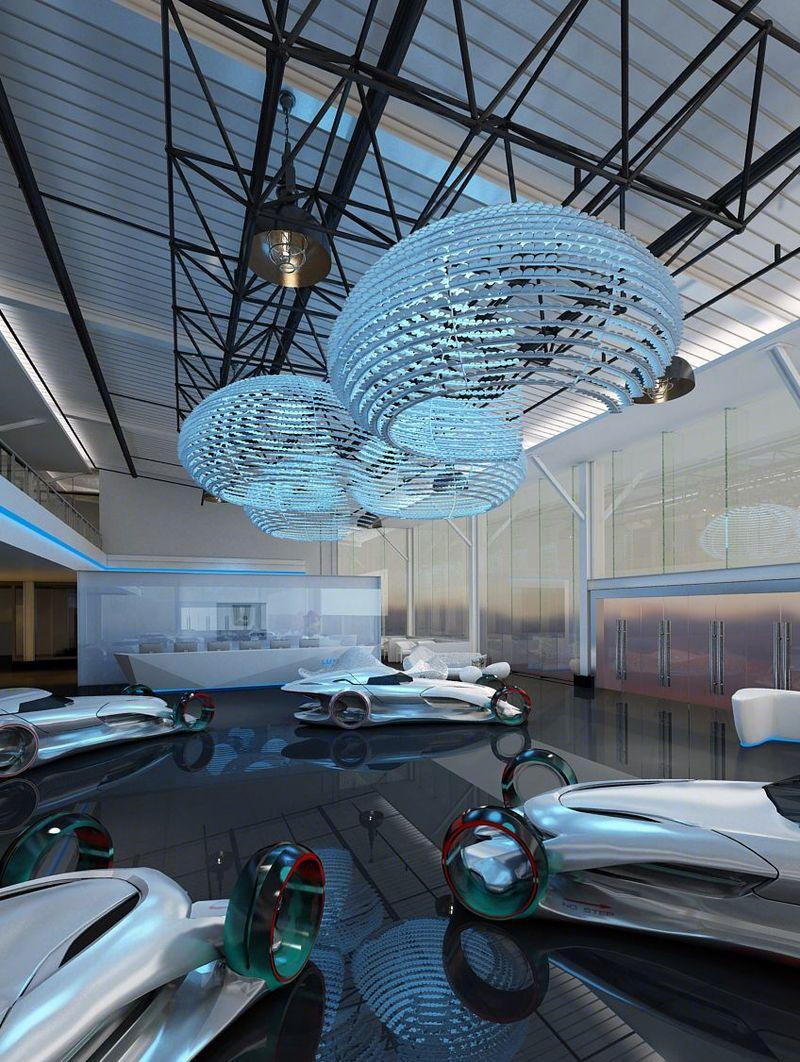 东风裕隆纳智捷沈阳华龙汽车展示空间项目-64