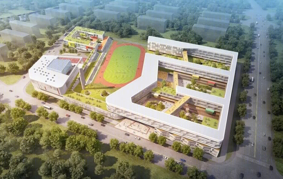 上海兰生复旦学校青浦分校丨中国青浦丨上海华都建筑规划设计有限公司(HDD)-1