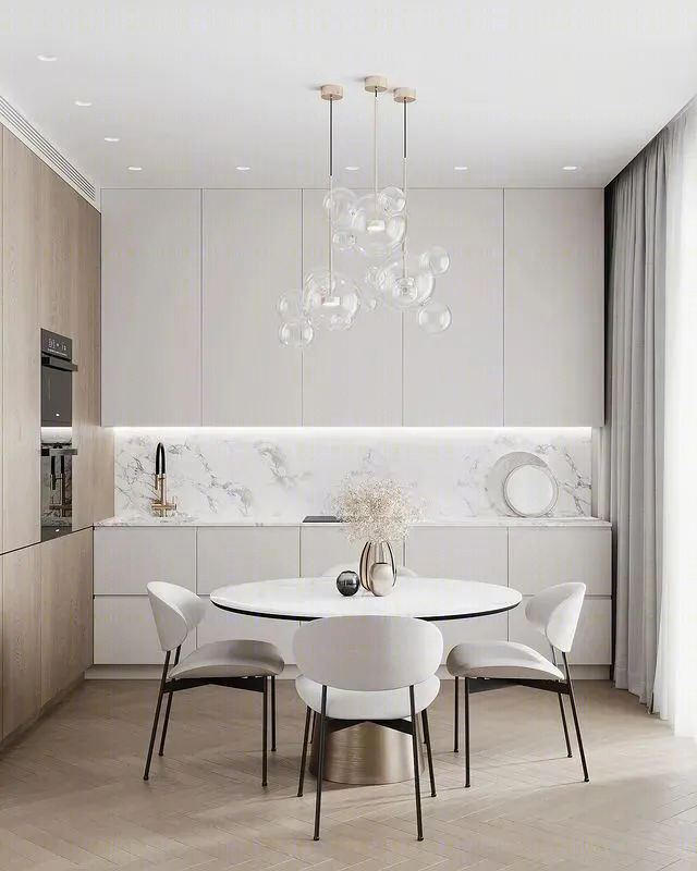 莫斯科 55㎡极简公寓丨俄罗斯莫斯科丨Dzerassa Design-6