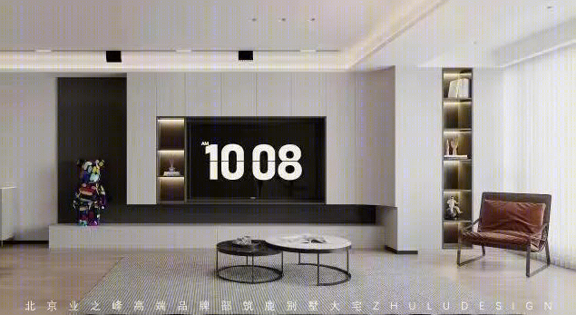 华润悦府现代简约风家居设计丨中国南通丨筑鹿空间设计-38