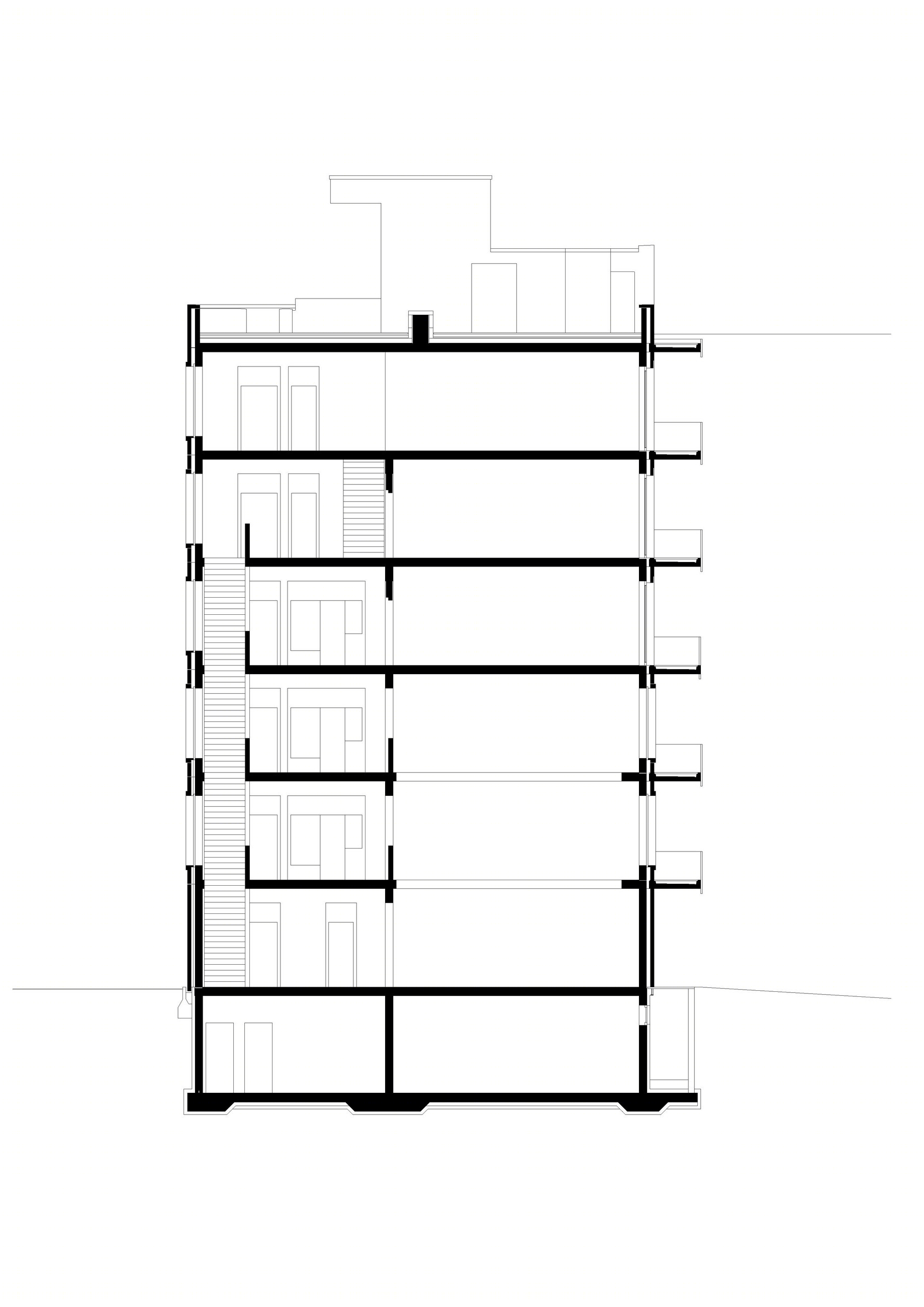 慕尼黑建筑中心 · 混凝土模块构建的展览空间-27