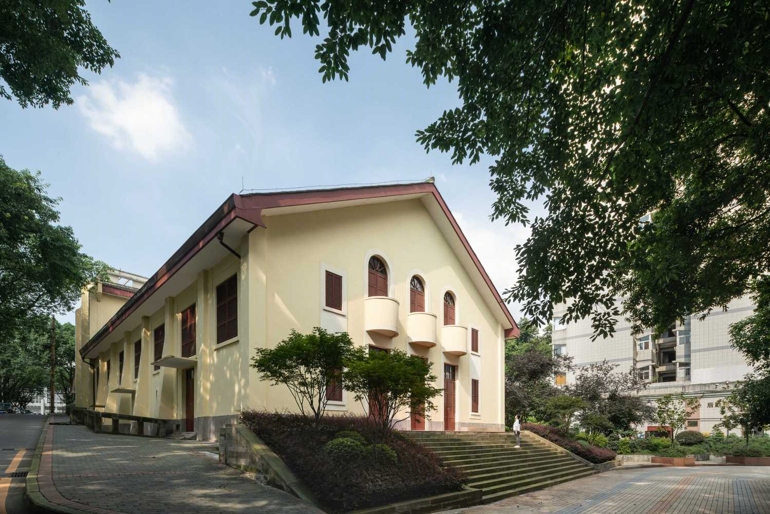 重庆中央大学“七七抗战”礼堂旧址翻新-9