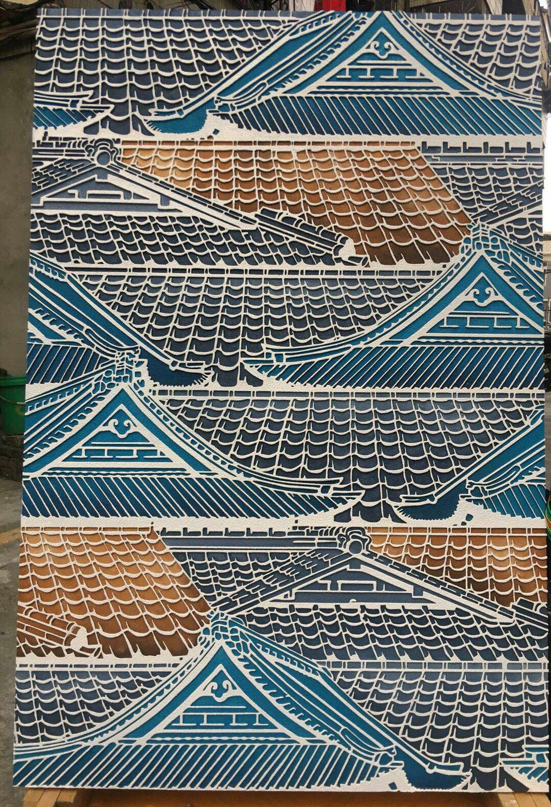 乾唐画业肌理画展示-5