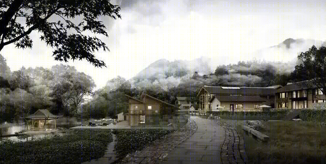 武侠风丽水隐世民宿,原木侘寂之美-82