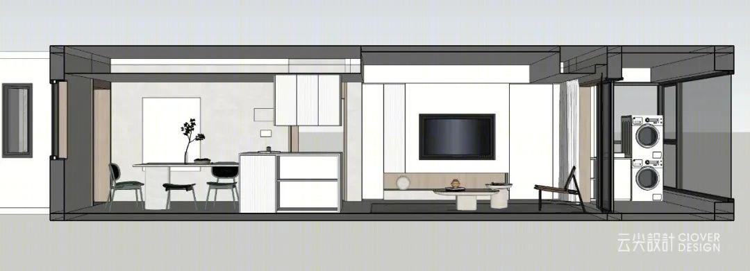 云尖设计 | 联投驿园 137m²现代婚房,精装房改造的典范-20