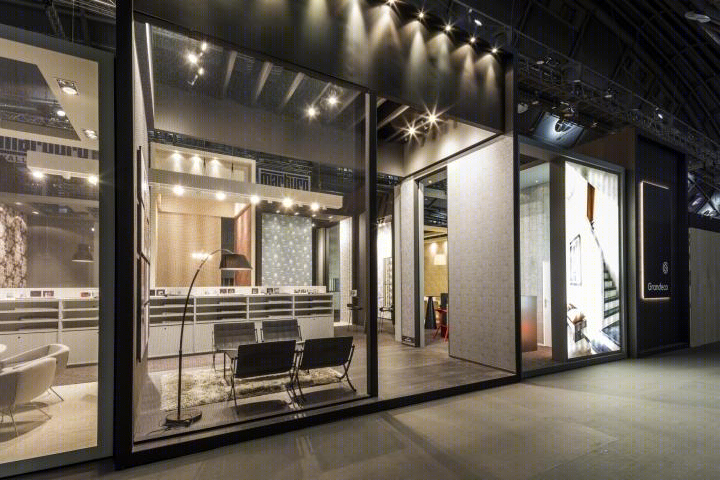 法兰克福展会上的 Grandeco 壁纸展厅 | Franken Standbouw 打造的真实家居空间-15