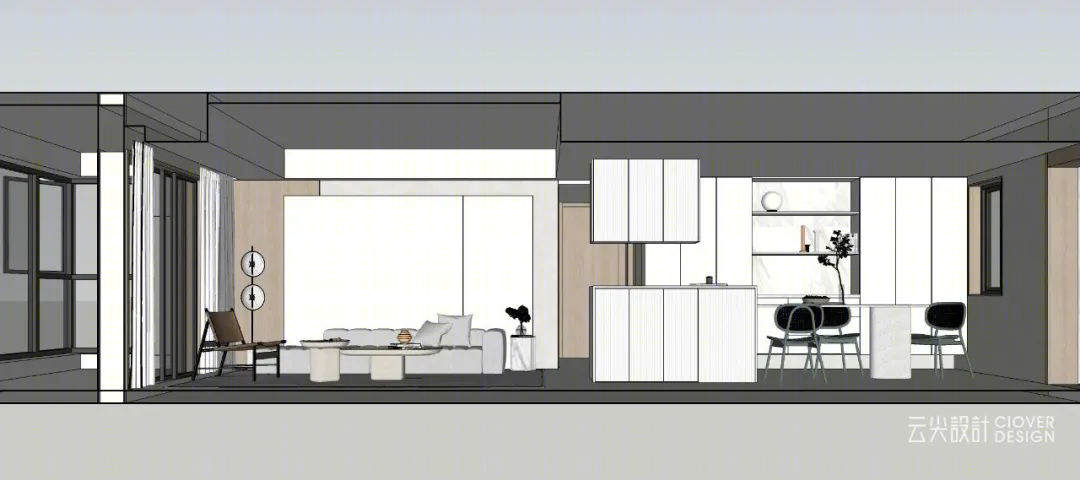 云尖设计 | 联投驿园 137m²现代婚房,精装房改造的典范-23