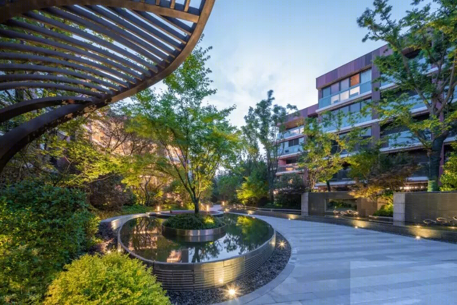 上海朗詩新西郊住宅景观 | 现代与传统交融的设计佳作-25