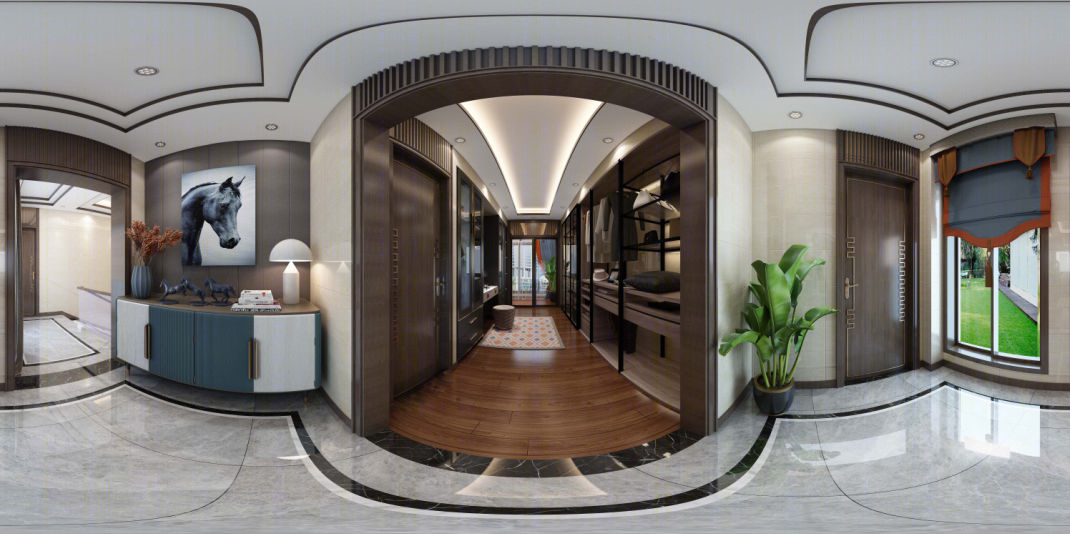 合肥玖隆国际新中式全屋漫游-10