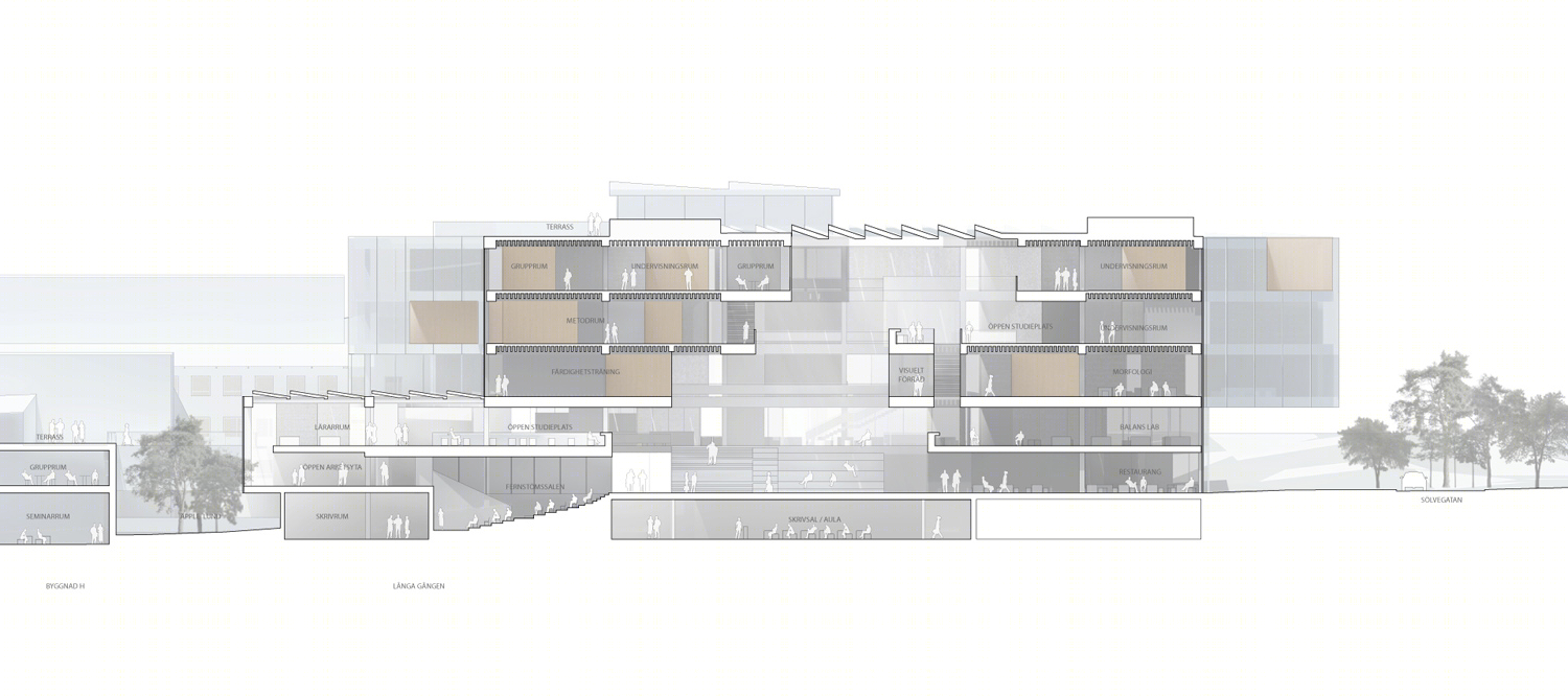 瑞典隆德大学医学院丨henning larsen architects-30