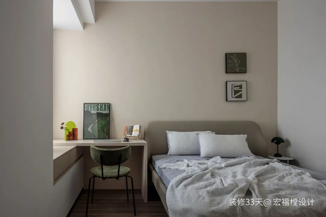 现代简约质感 96 平两居室丨中国成都丨宏福樘设计（成都）-29