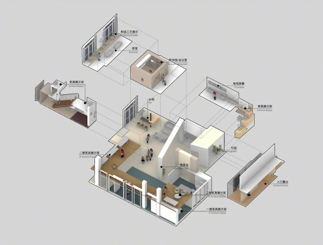 家具剧场 | DA!Architects 与 banzh architect 联合打造的匠恒展厅-20