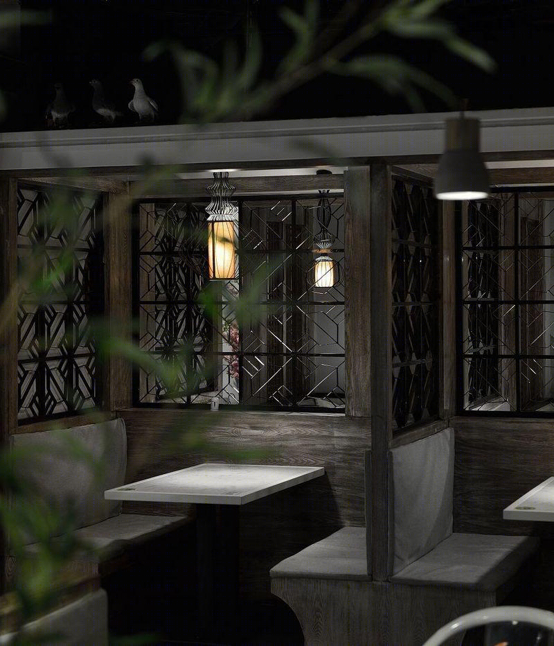 粥行天下 | 现代餐饮空间中的徽派艺术-7