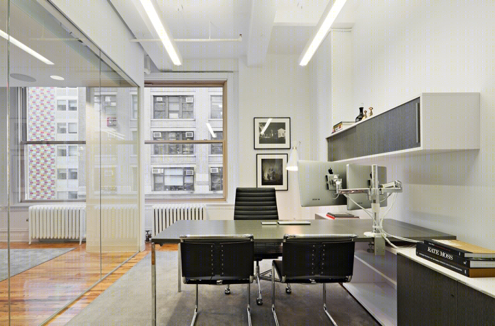 温克莱沃斯资本管理公司·纽约熨斗区的开放式办公空间丨BR Design Associates-21