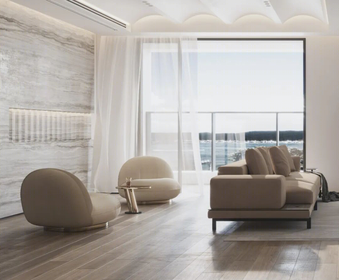 新天鹅堡三期现代风家居设计，轻盈纯粹的空间魅力-25