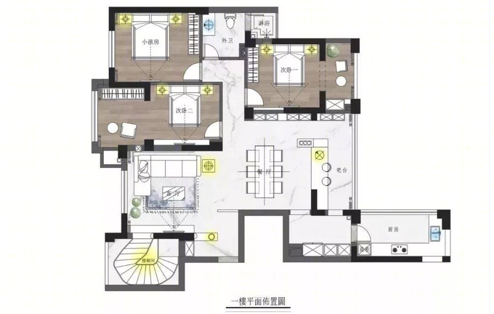 湖州汎港润园·现代台式极简空间-9