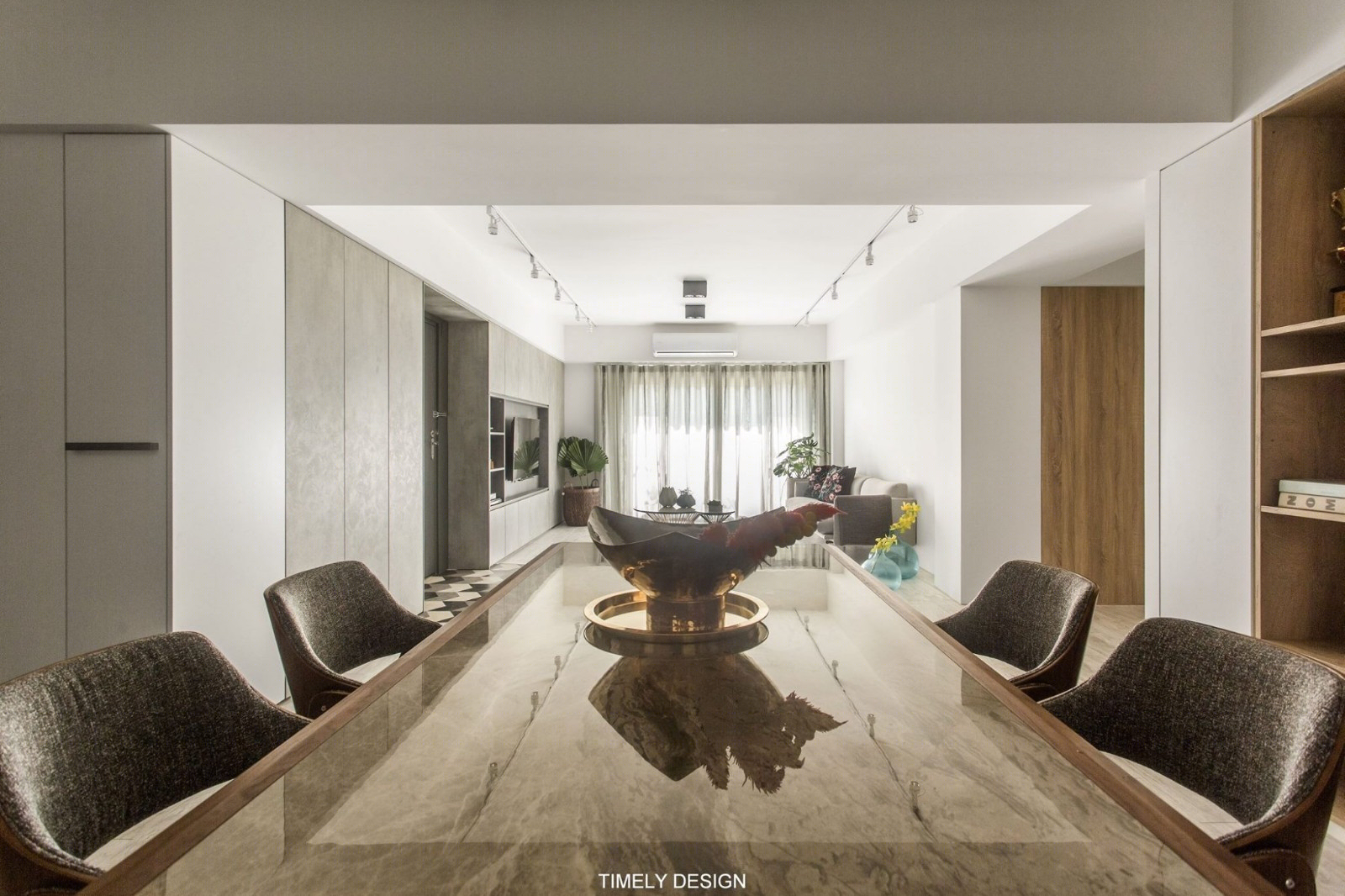 时冶设计 | 简约风水,打造 99m²幸福空间-16