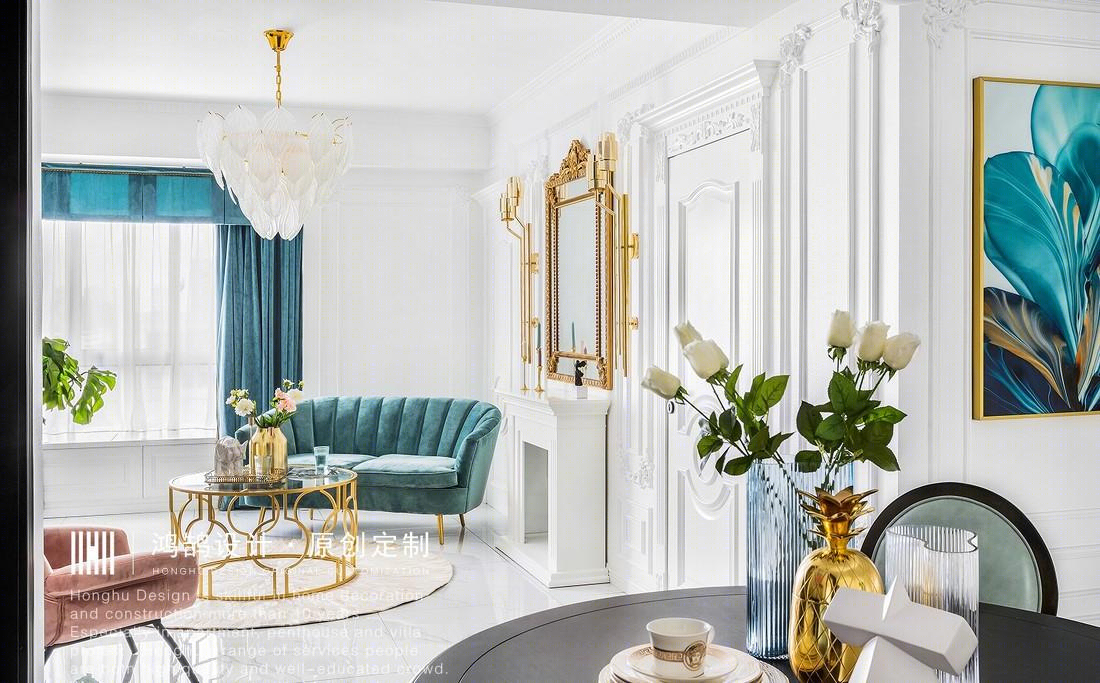 法式浪漫优雅，空间改造的精致艺术-10