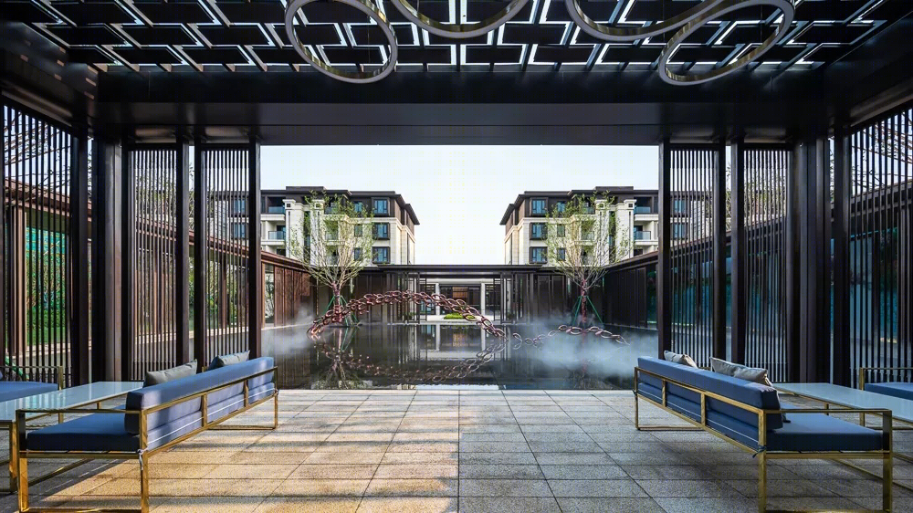 镇江红星丹阳天铂示范区景观 | 一山一水一故乡的画境-10