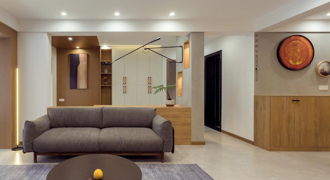 130M² 极简治愈日式平层设计-7