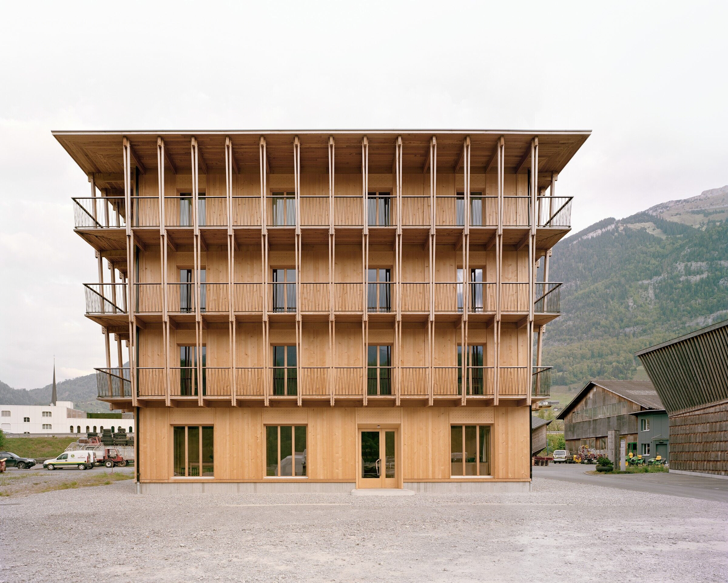 瑞士 Küng Holzbau 总部丨Seiler Linhart Architekten-40