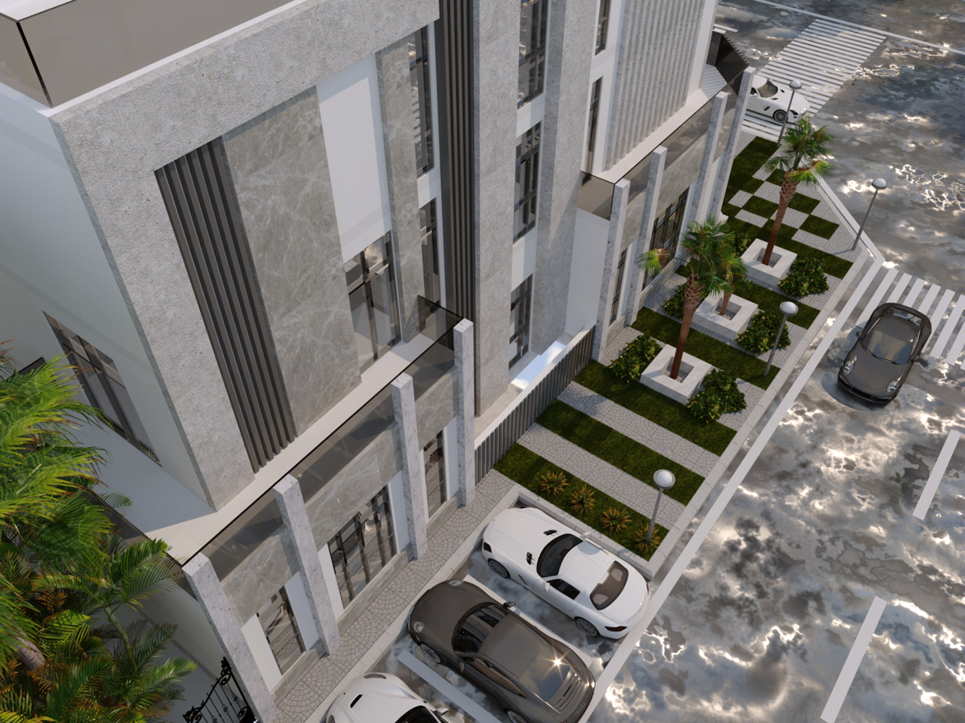 Anastasiya Gushchina丨别墅建筑丨MODERN EXTERIOR VILLA . NEW-6