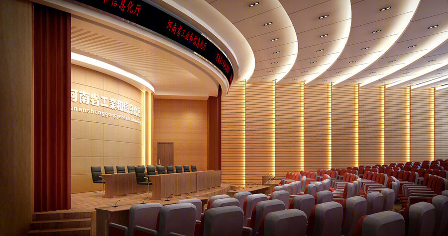 剧院式礼堂设计 | 多功能空间的完美演绎-2