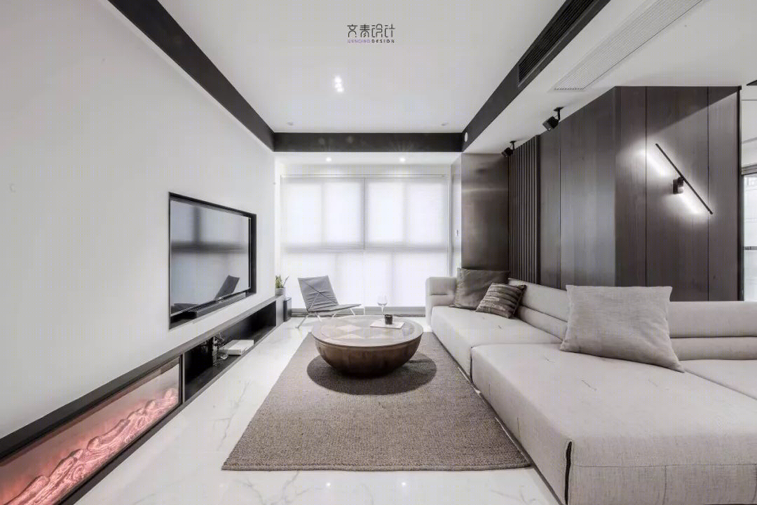 《平行线》杭州 89m²现代简约家居,功能与美感的完美融合-15