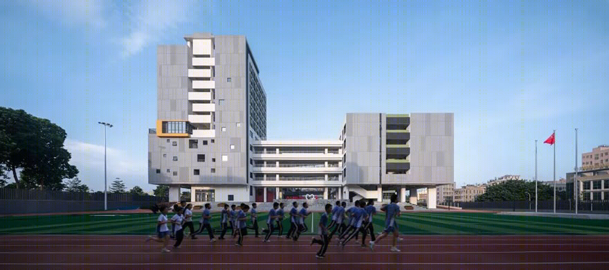 深圳市龙华区行知中学丨中国深圳丨筑博设计-46