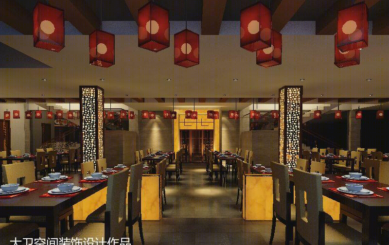 成都板栗养生鸡店——古韵金箔，精品酒店氛围的餐饮空间-1