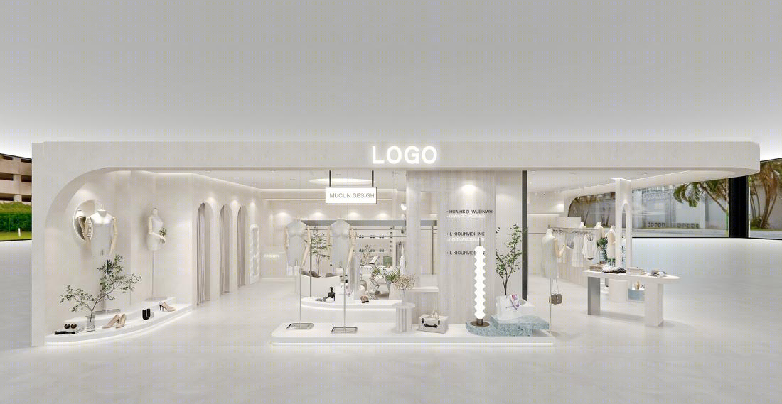 94m²服装店℃ 简约风-0