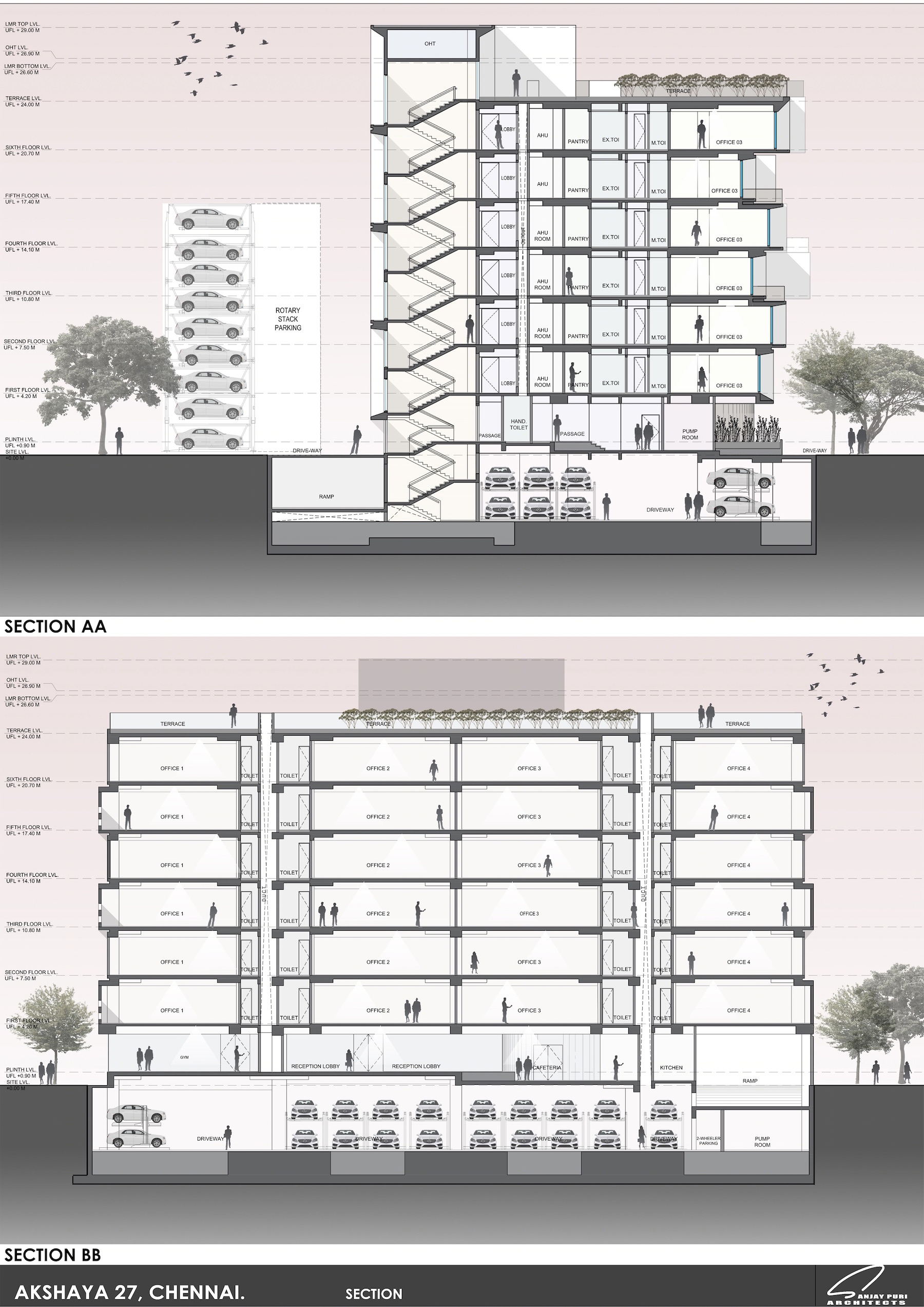 印度节能办公楼 · Akshaya 27,Sanjay Puri Architects-40