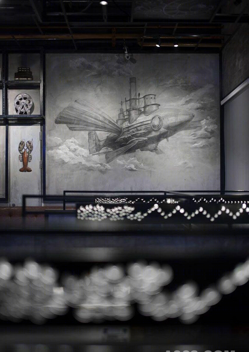 海岸城酷炫工业风龙虾餐厅(小龙女)-3