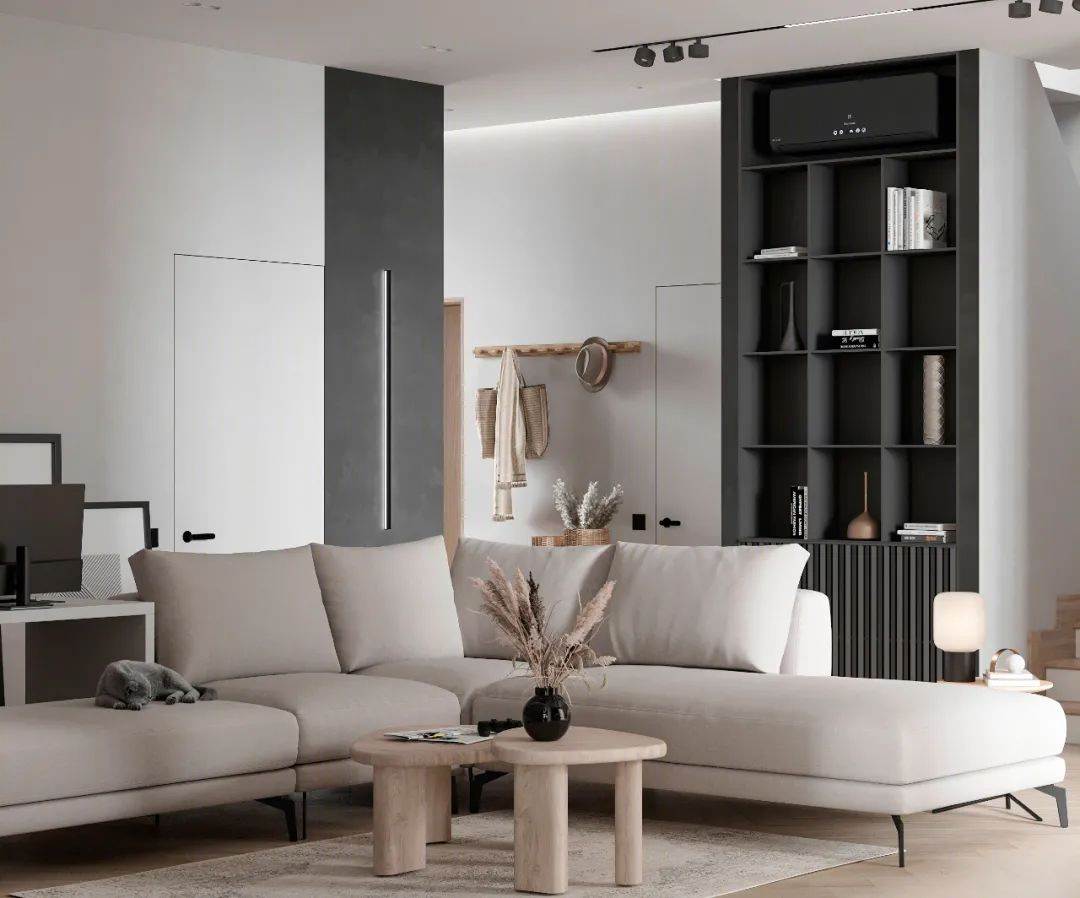 75㎡极简原木居丨Tomkin Design-16