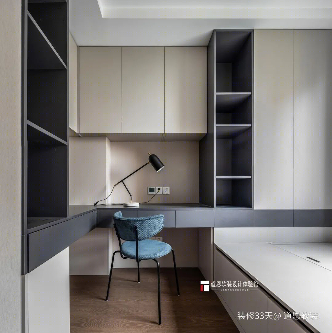 无锡 120 平现代简约三室精装改造丨中国无锡丨道恩软装（无锡）-19
