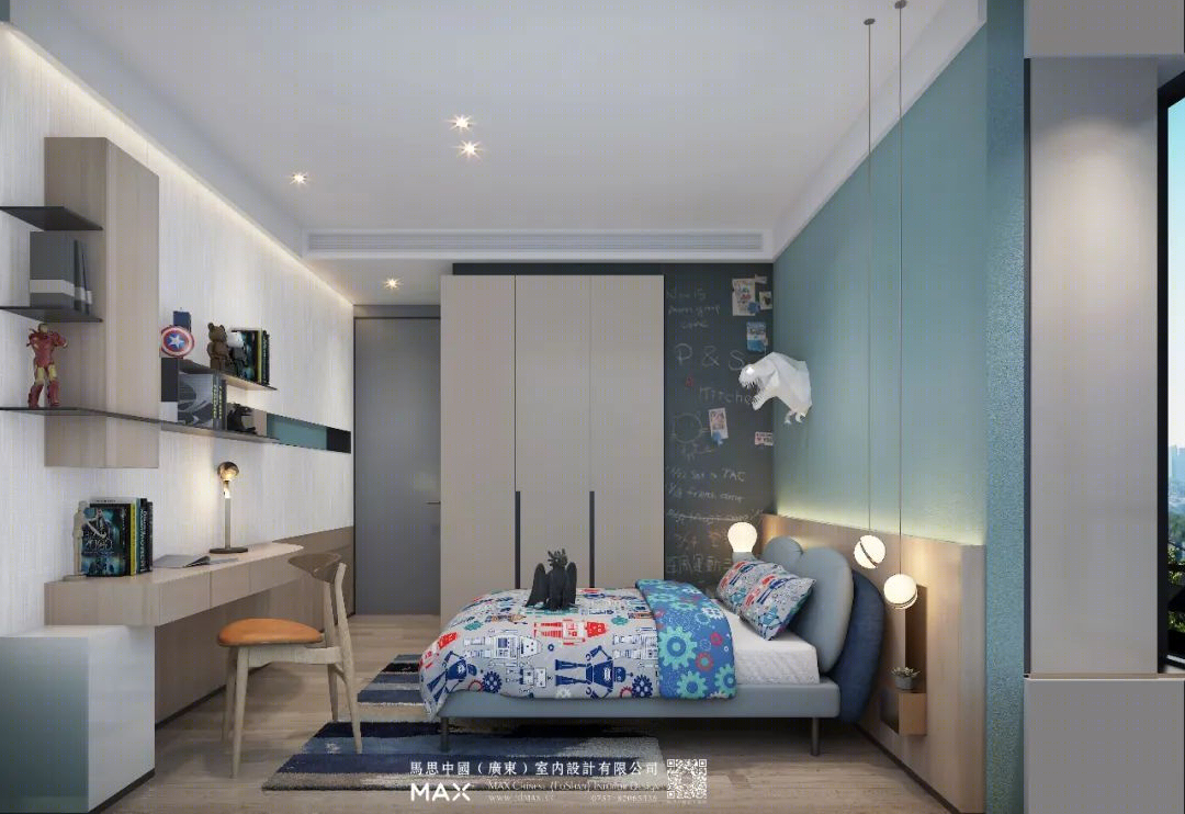 广东马思室内设计 | 219.71m²现代风，感受空间张力与大气-37