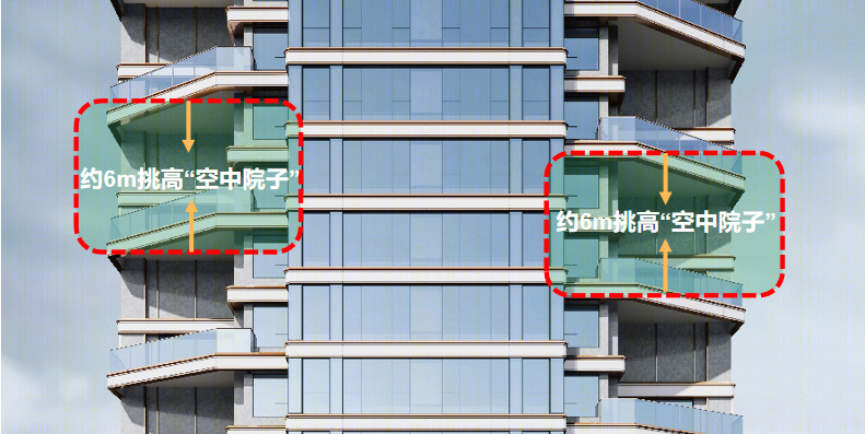 “错层挑高阳台”设计案例丨中国重庆丨各大房企-132