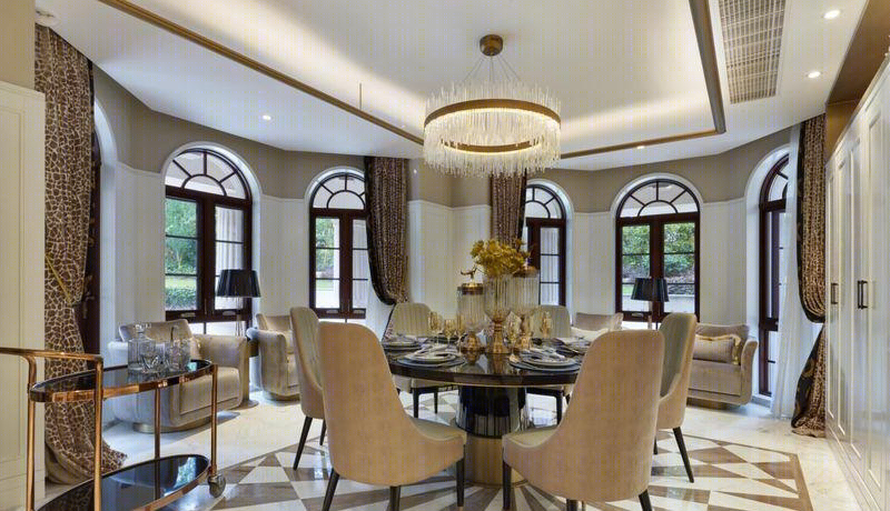 欧美风格佘山月湖山庄 470 平独栋别墅设计完工实景展示-20