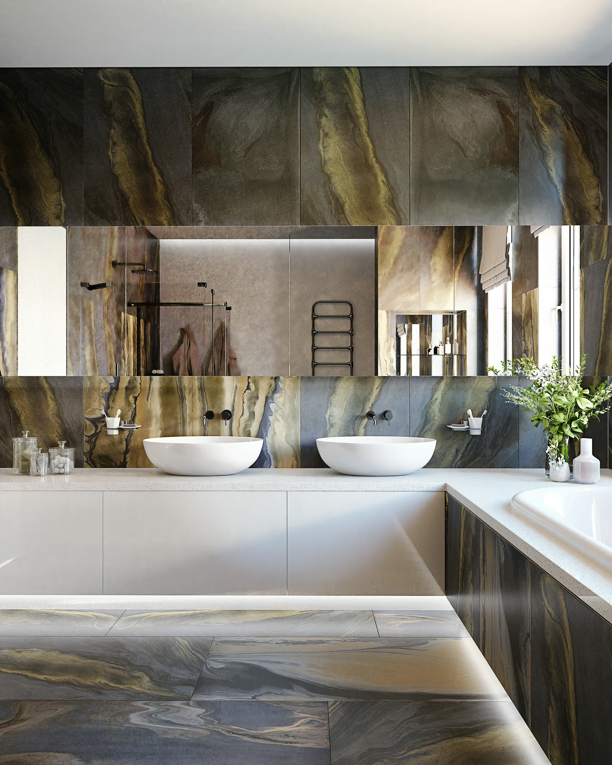 乌克兰基辅现代简约风公寓设计-19