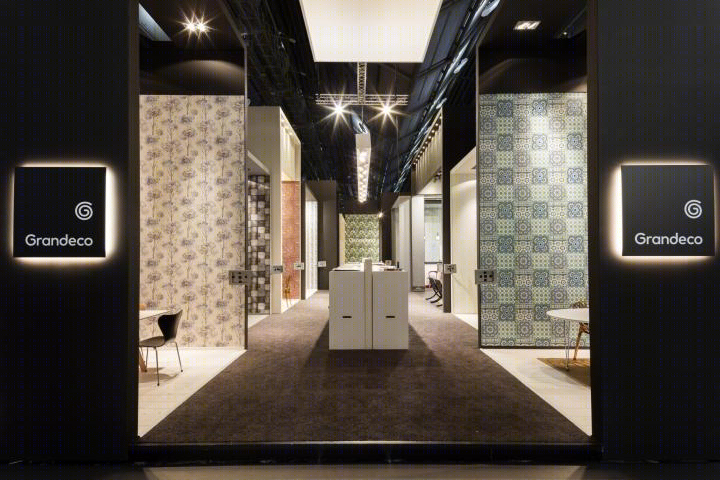 法兰克福展会上的 Grandeco 壁纸展厅 | Franken Standbouw 打造的真实家居空间-16