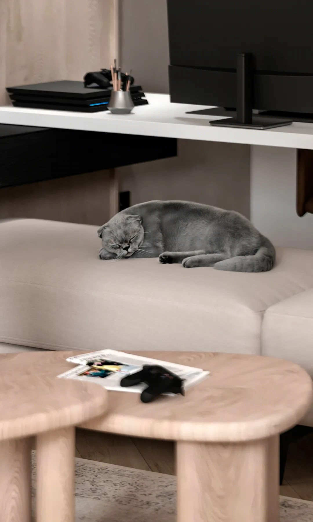 75㎡极简原木居丨Tomkin Design-17