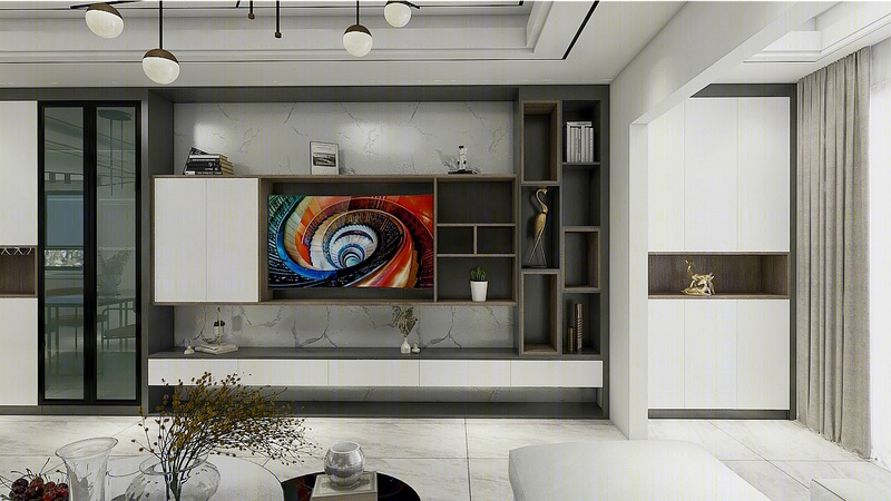 吕维宝打造原木混搭空间 抹茶绿点缀自然气息-22