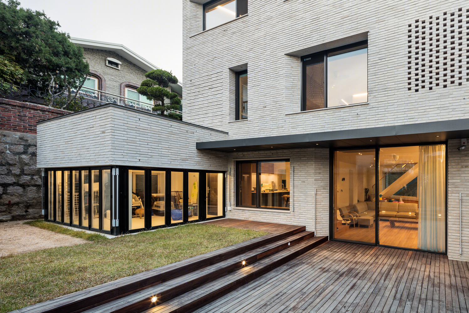 韩国几何韵律的住宅-9