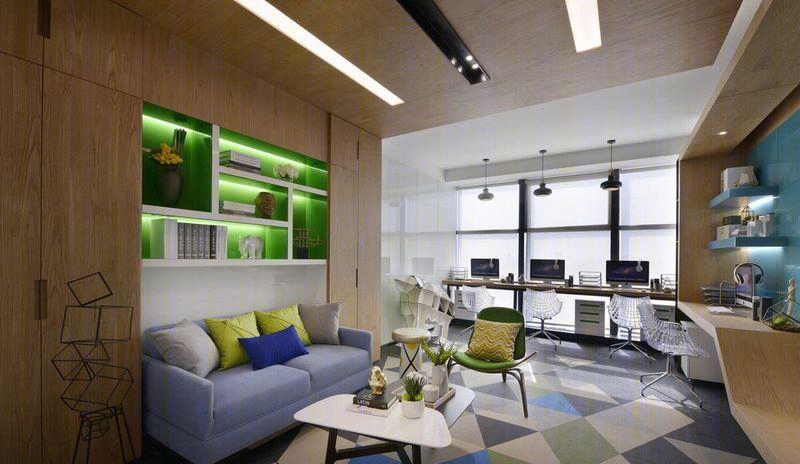 联投东方华府公寓样板房·灵动空间 绿色办公-21