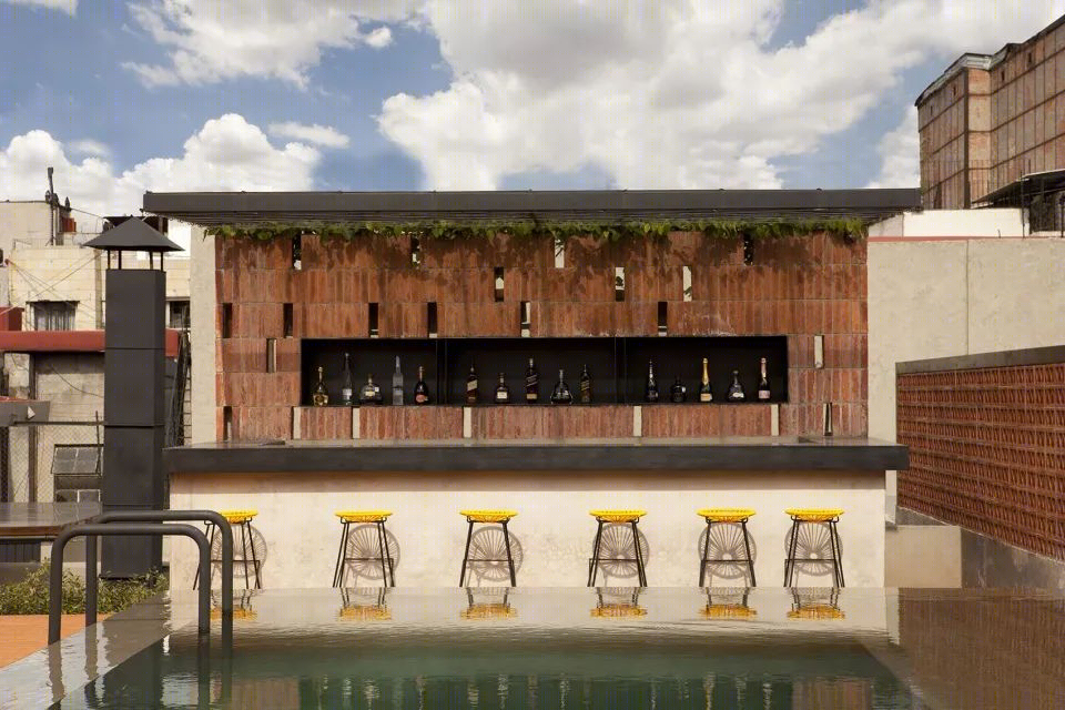 墨西哥 Downtown 酒店，殖民风格与工业风的完美融合-14