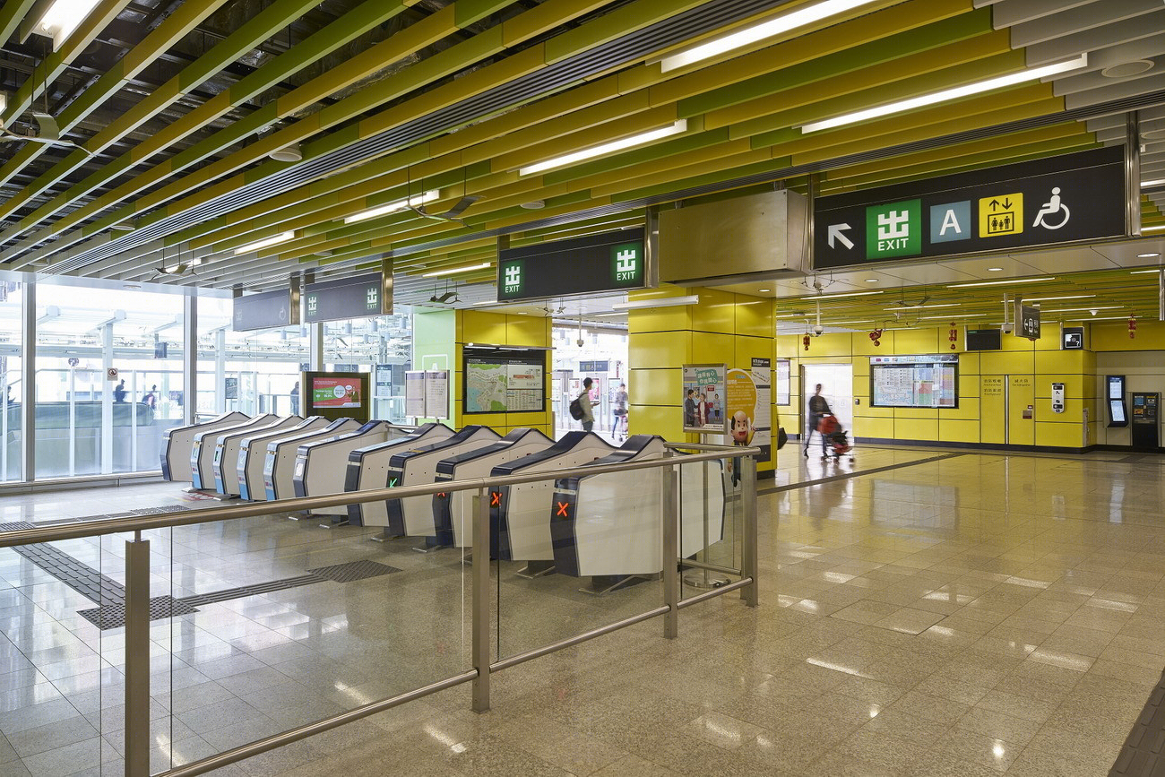 香港海洋公园站 | 波浪造型,海洋主题的室内设计-18
