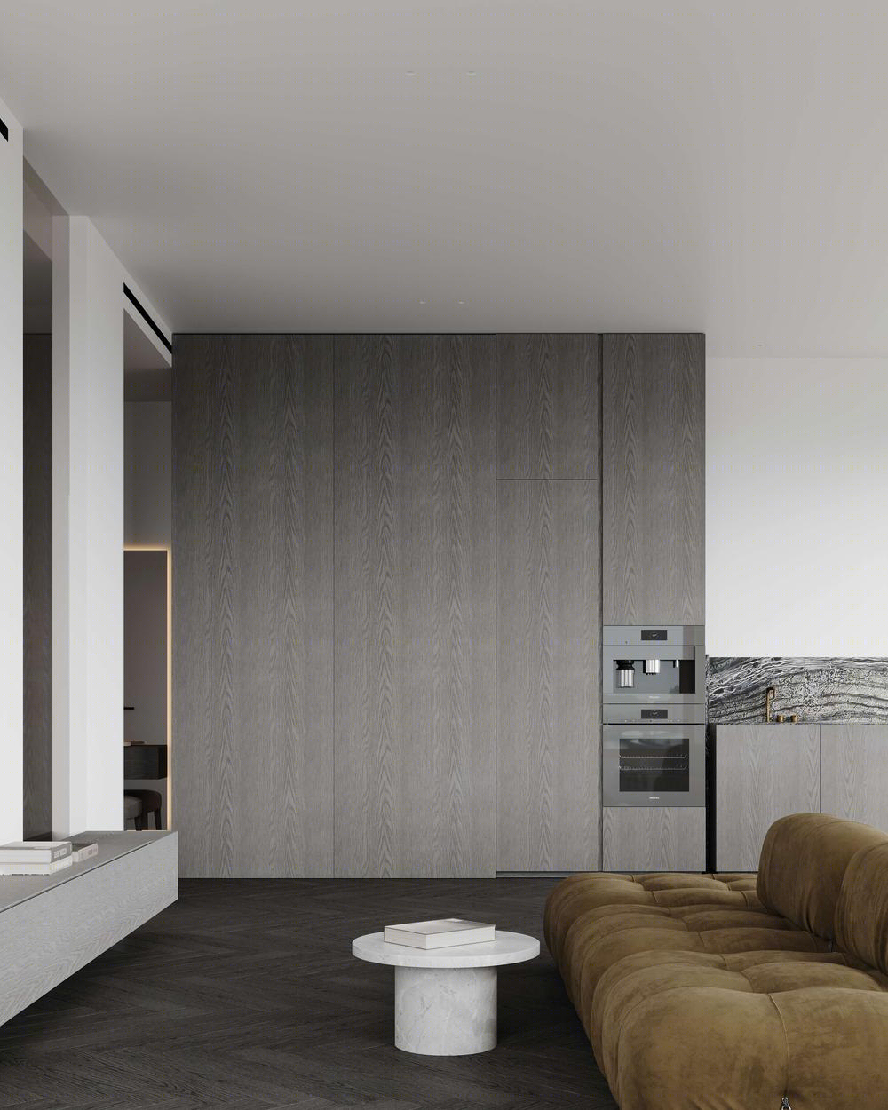 87㎡简约风空间设计 超有质感和意境！-13