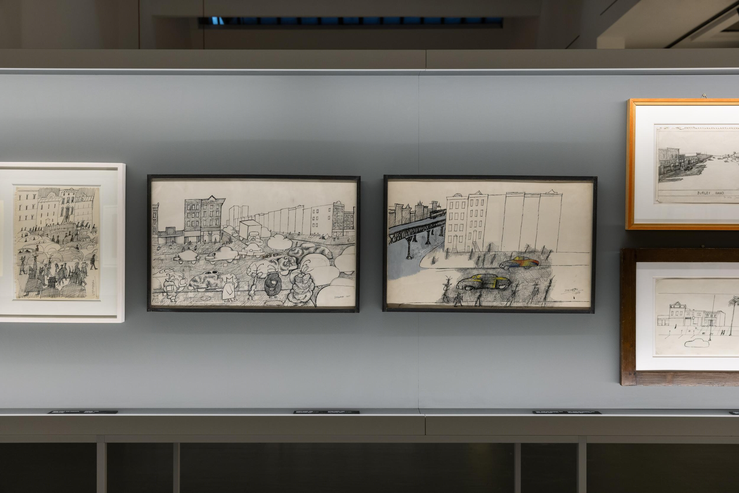 《Saul Steinberg |  Milano New York 展览-1